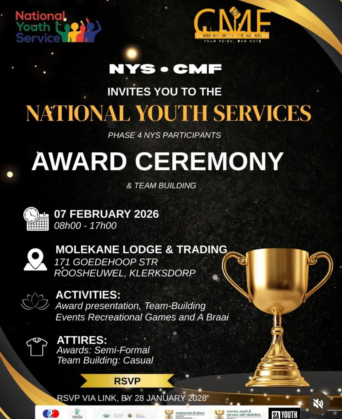 Phase 4 Awards Ceremony official invite